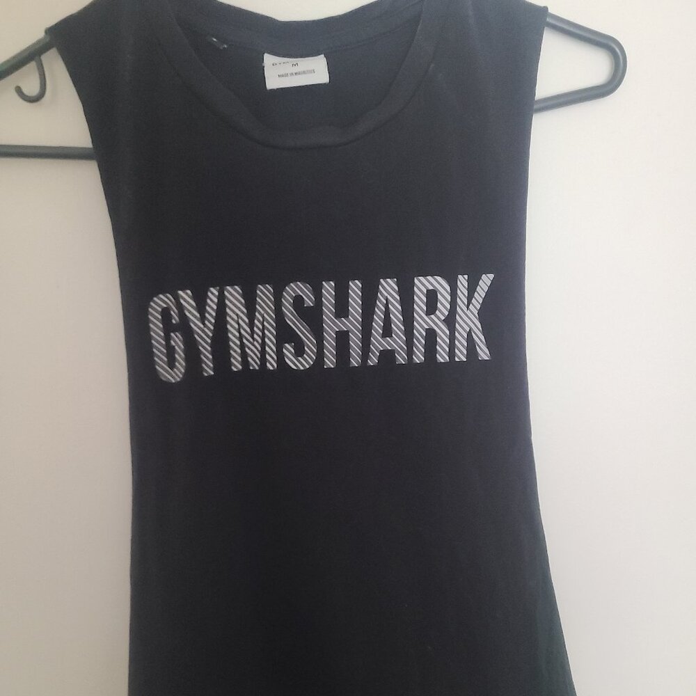 Gymshark Tank Top - Black (Size M)